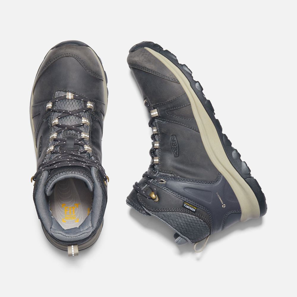 Keen Outdoor Bot Kadın Koyu Gri - Terradora Ii Deri Waterproof - Türkiye XZWV34258